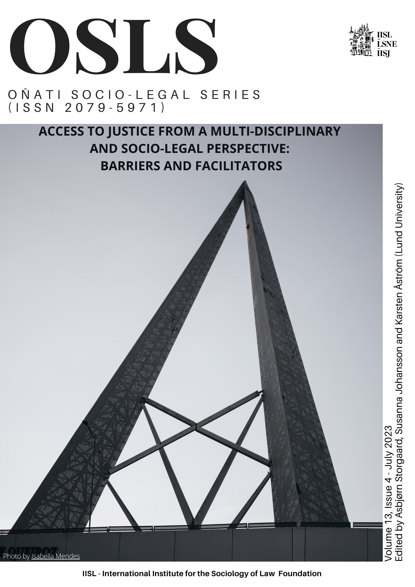 					View Vol. 13 No. 4 (2023): Access to justice from a multi-disciplinary and socio-legal perspective: Barriers and facilitators in European contexts
				