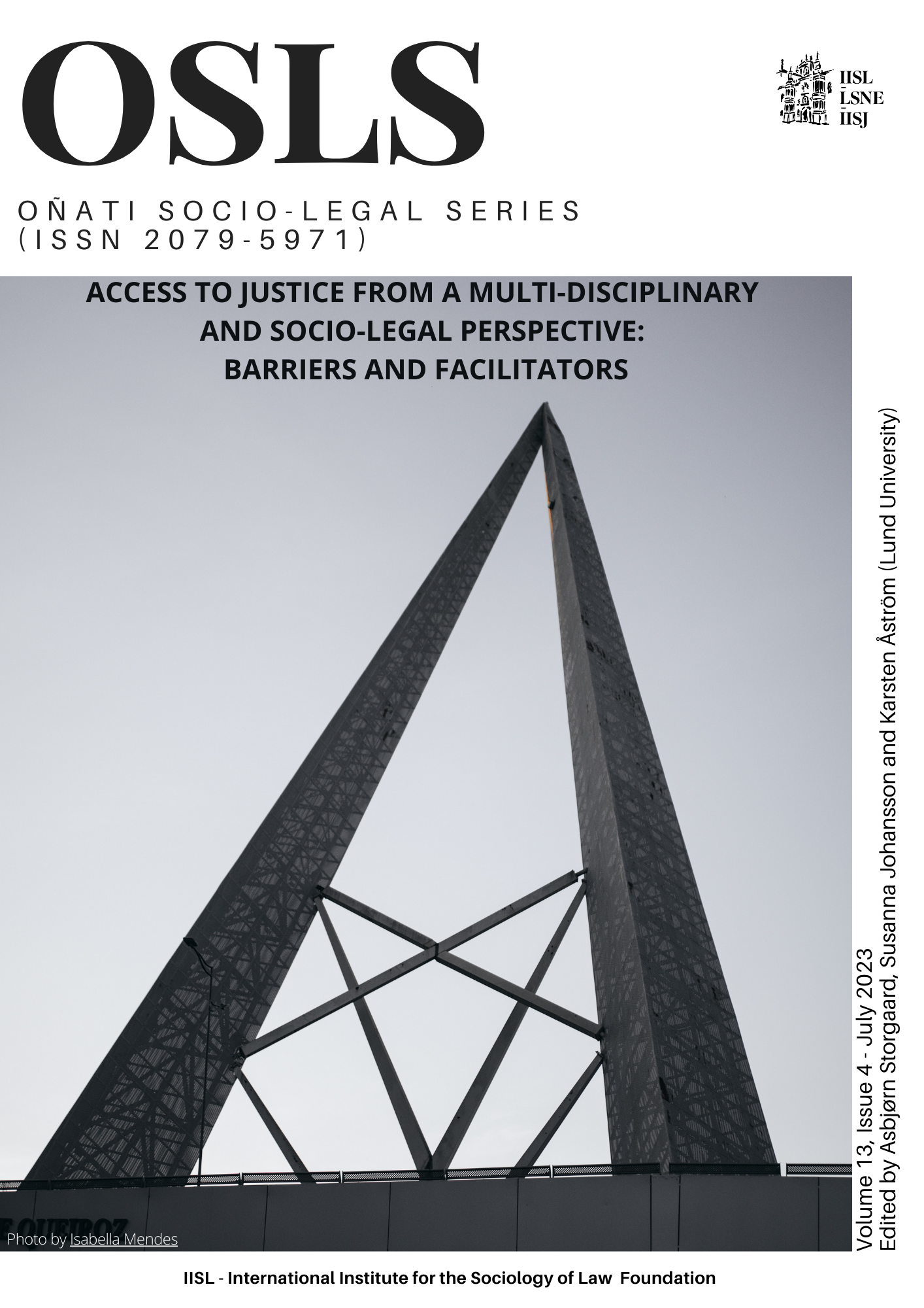 					Ver Vol. 13 Núm. 4 (2023): Access to justice from a multi-disciplinary and socio-legal perspective: Barriers and facilitators in European contexts
				