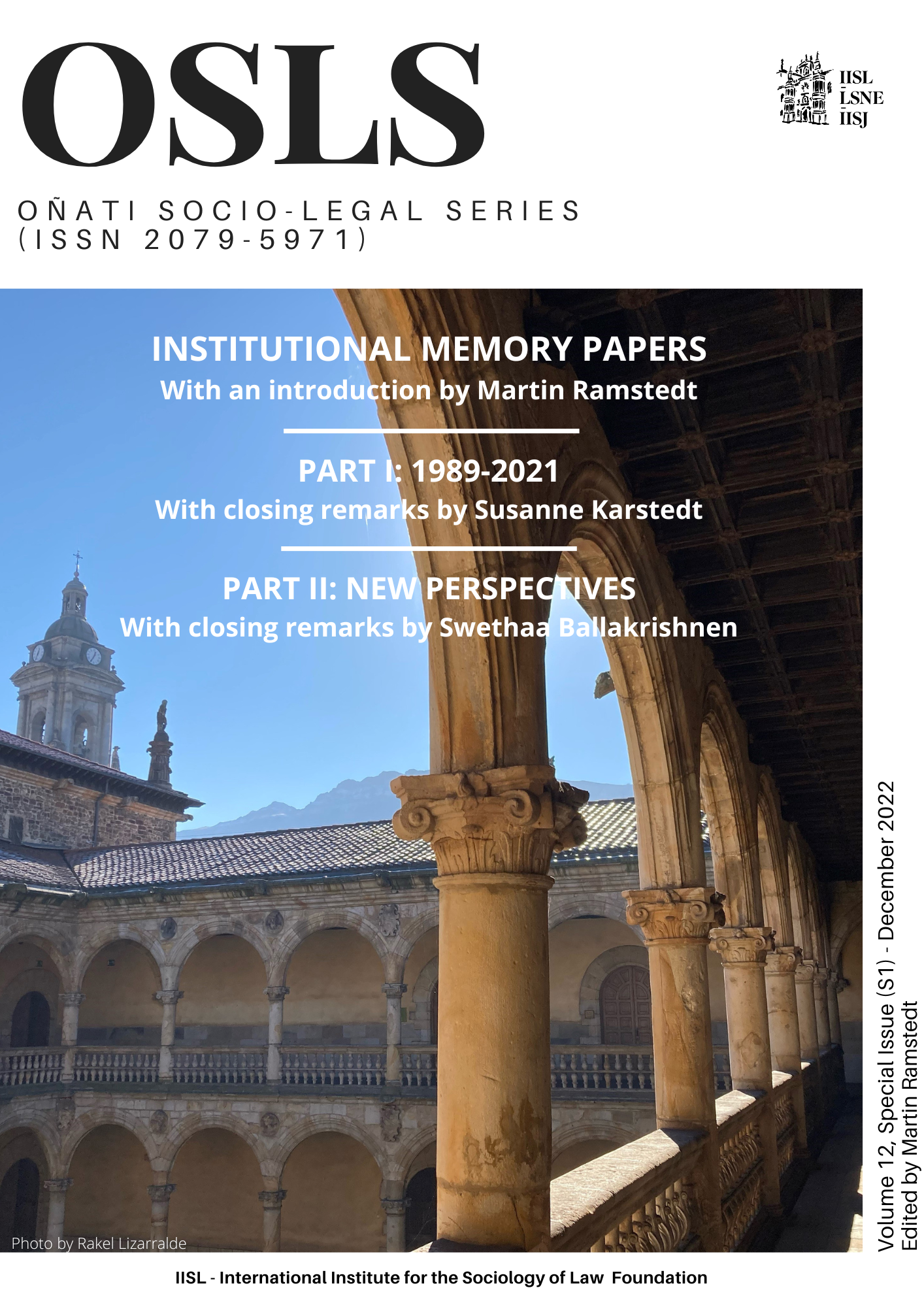 					View Vol. 12 No. S1 (2022): Institutional Memory Papers
				