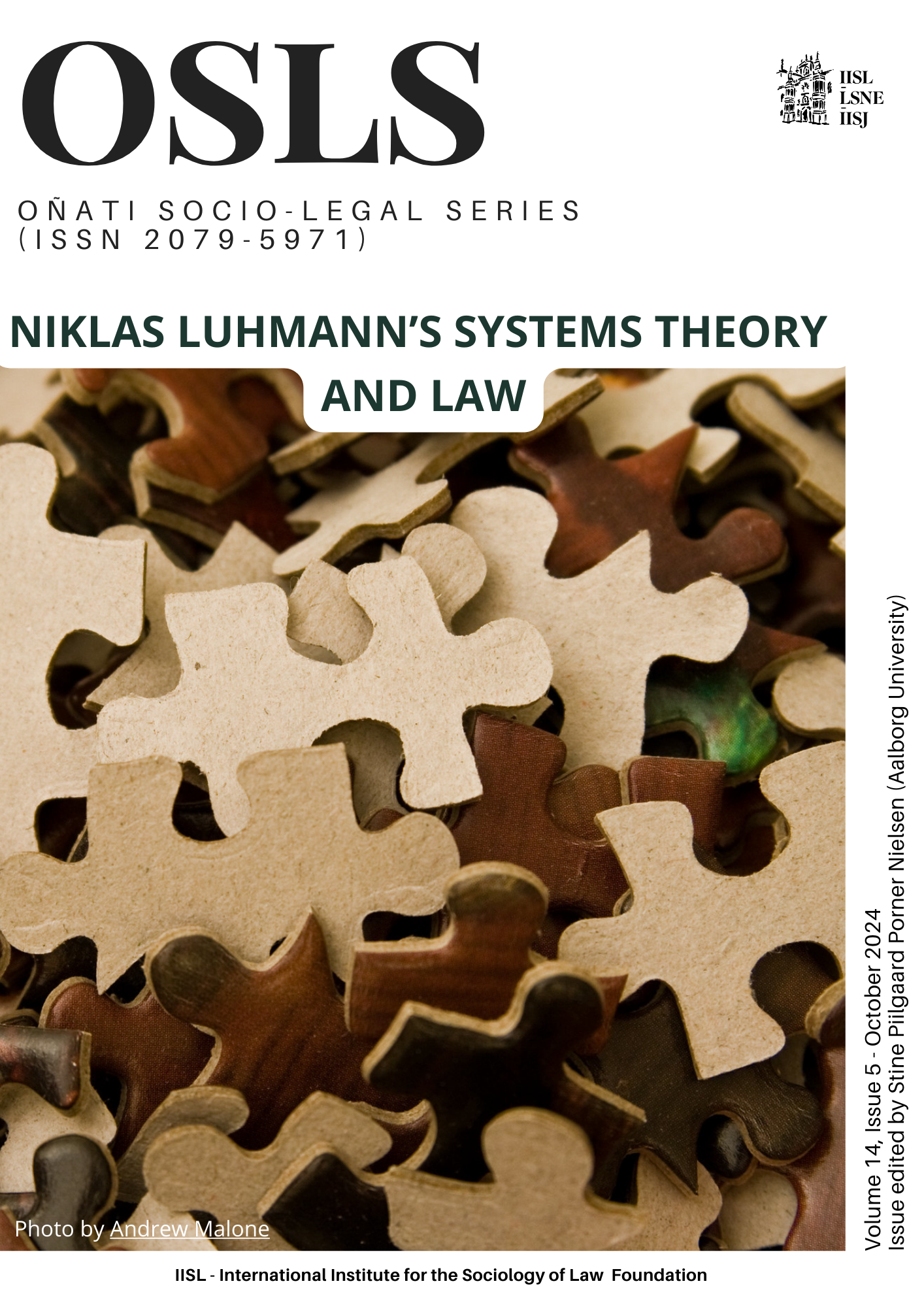 					Ver Vol. 14 Núm. 5 (2024): Niklas Luhmann’s systems theory and sociology of law
				