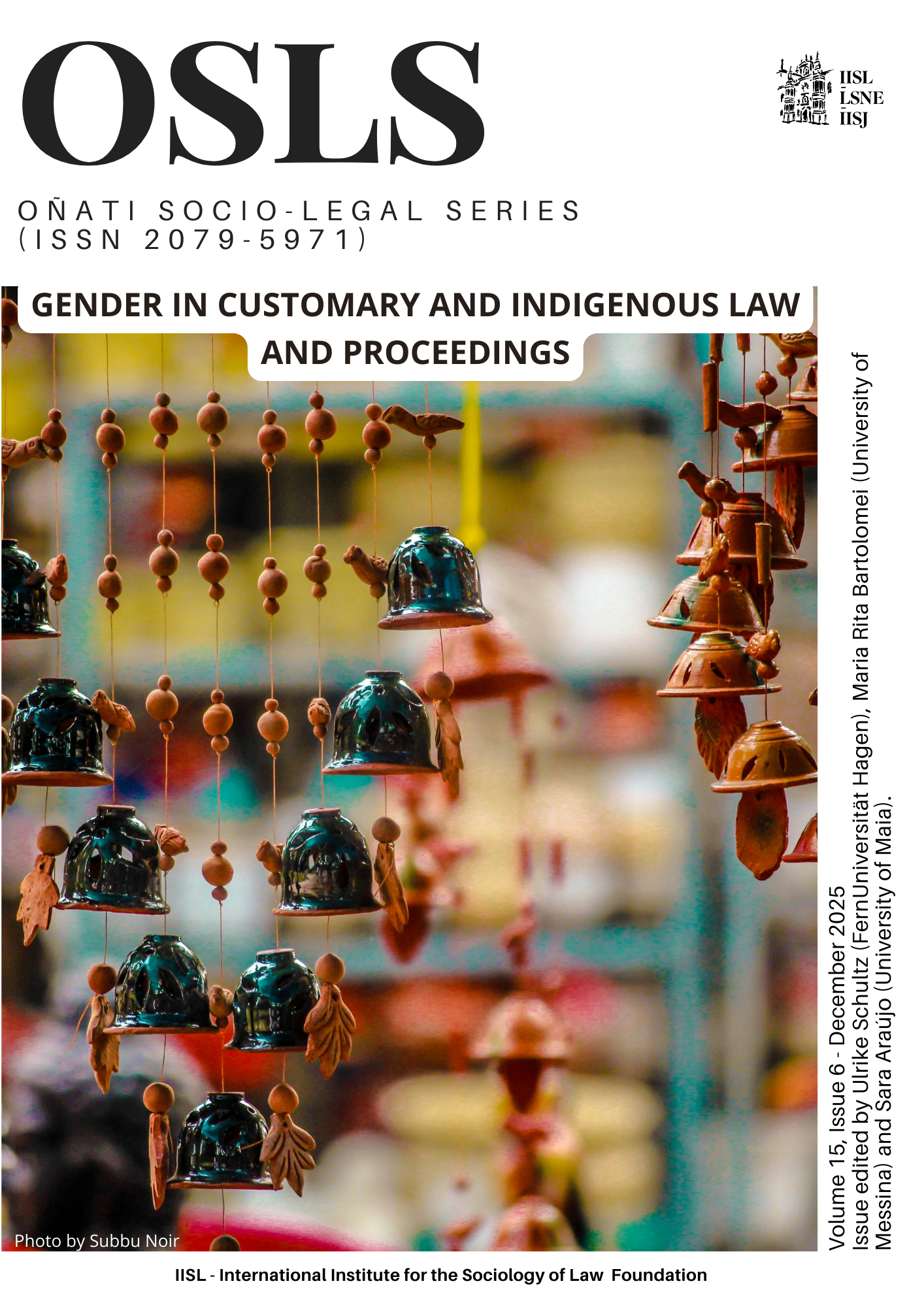 					View Vol. 15 No. 6 (2025): Gender in Customary and Indigenous Law and Proceedings
				